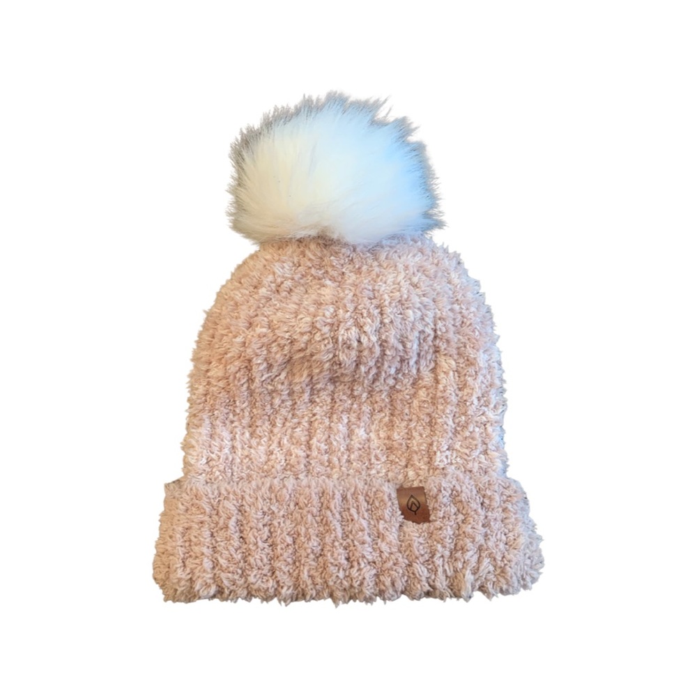 Aspen pom Pom chenille beanie
